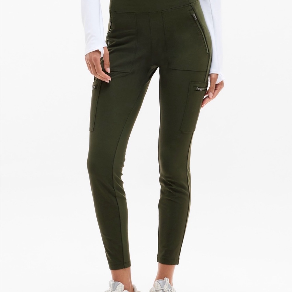 Athleta Dark Green Women's Ankle Cargo Pants